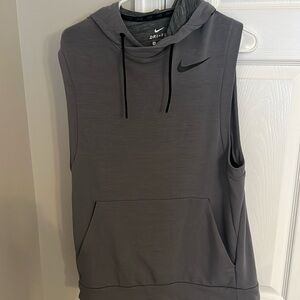 Nike Dri-Fit sleeveless hoodie shirt!